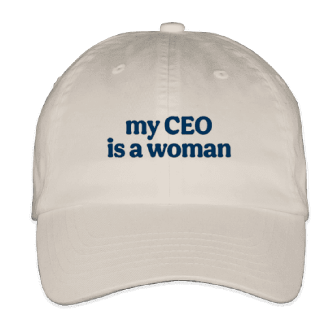 my CEO is a woman - limited drop embroidered cap